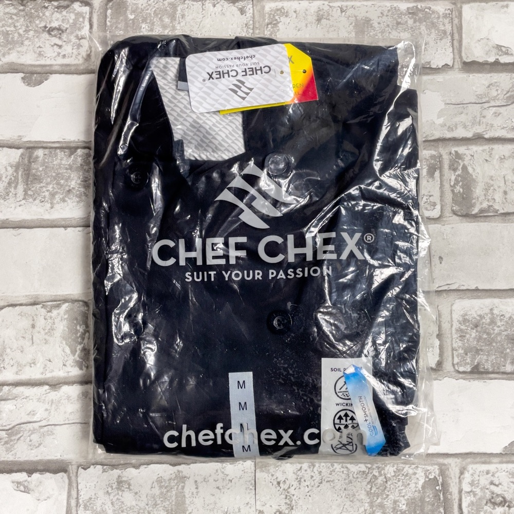Uniform Chef Chex Short Sleeve Chef Coat/Jacket